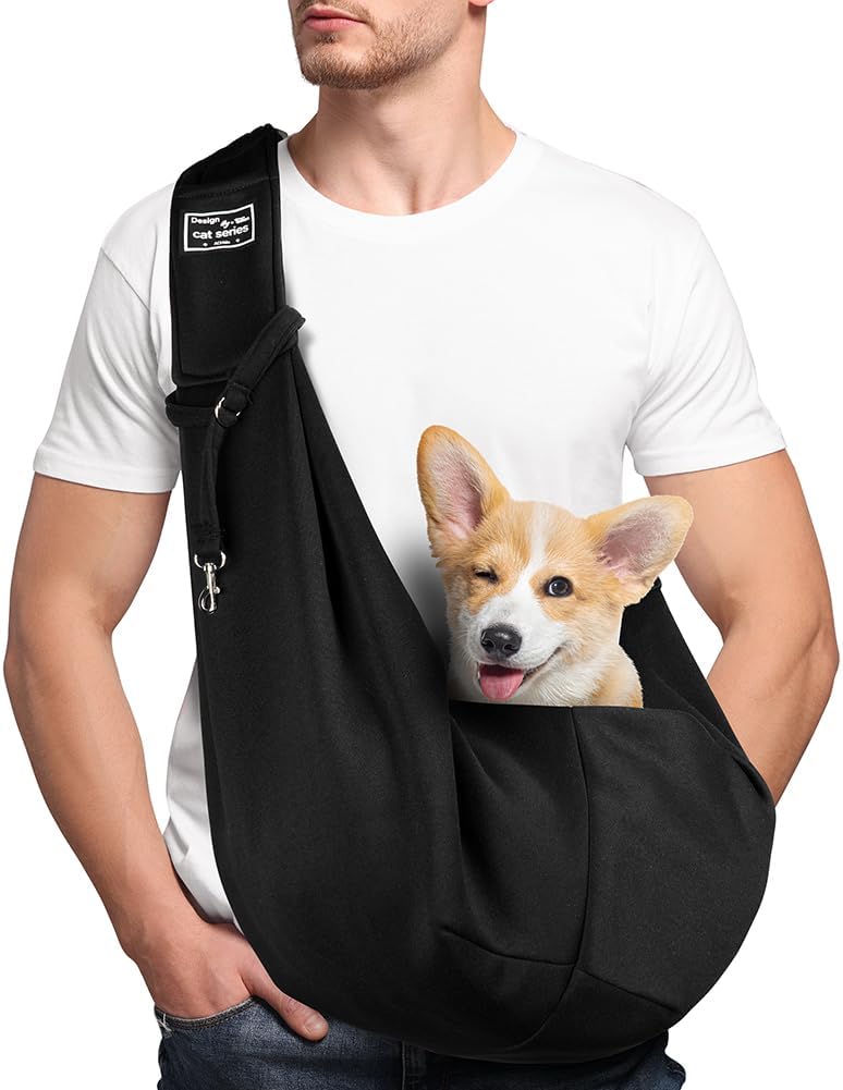 Sac à Bandoulière Réglable pour Chat et Petit Chien