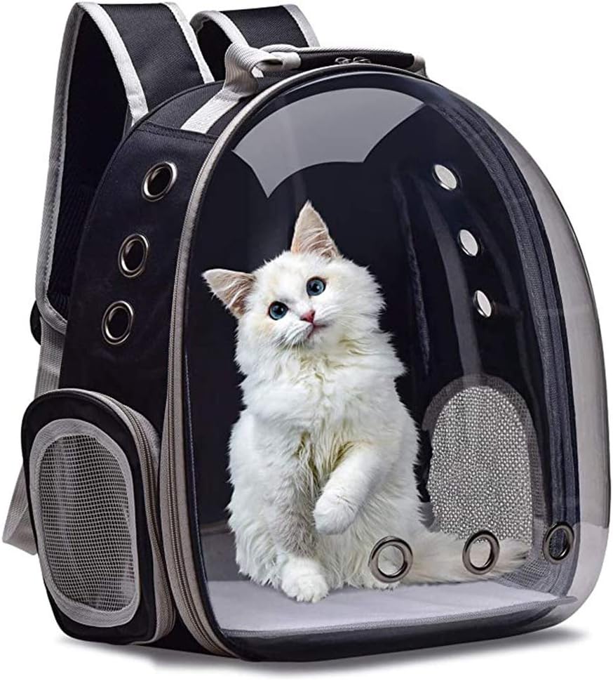 Sac à dos bulle respirant pour chats et petits chiens