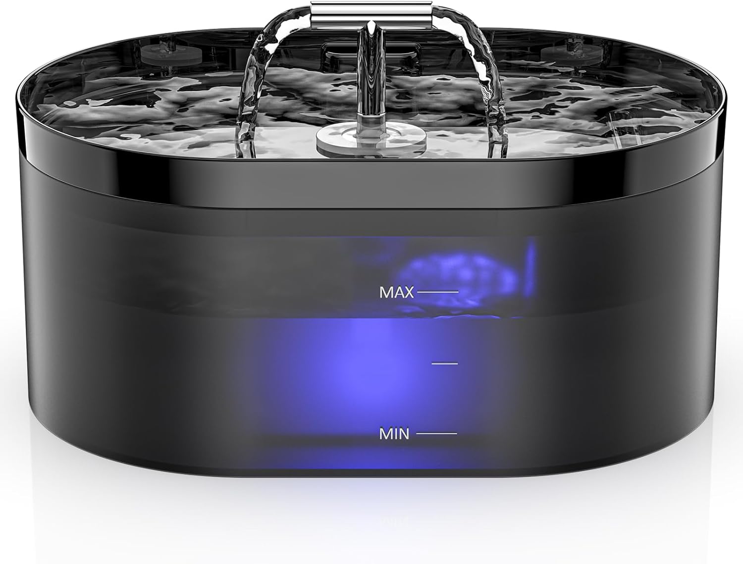 Fontaine à Eau Automatique LED pour Animaux - 2,2L