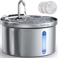 Fontaine à Eau Silencieuse en Acier Inoxydable 3,5L