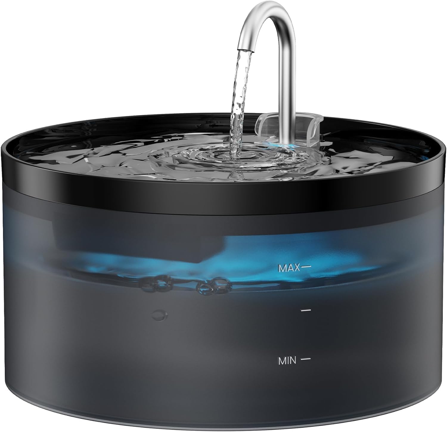 Fontaine à Eau Silencieuse pour Chat - 3,2L avec LED