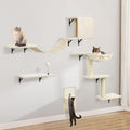 Parcours Mural pour Chats avec Hamac et Griffoir