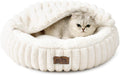 Panier Rond pour Chat avec Couverture 50x50x15cm