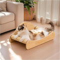 Chaise Longue en Bois pour Chats avec Griffoir Sisal
