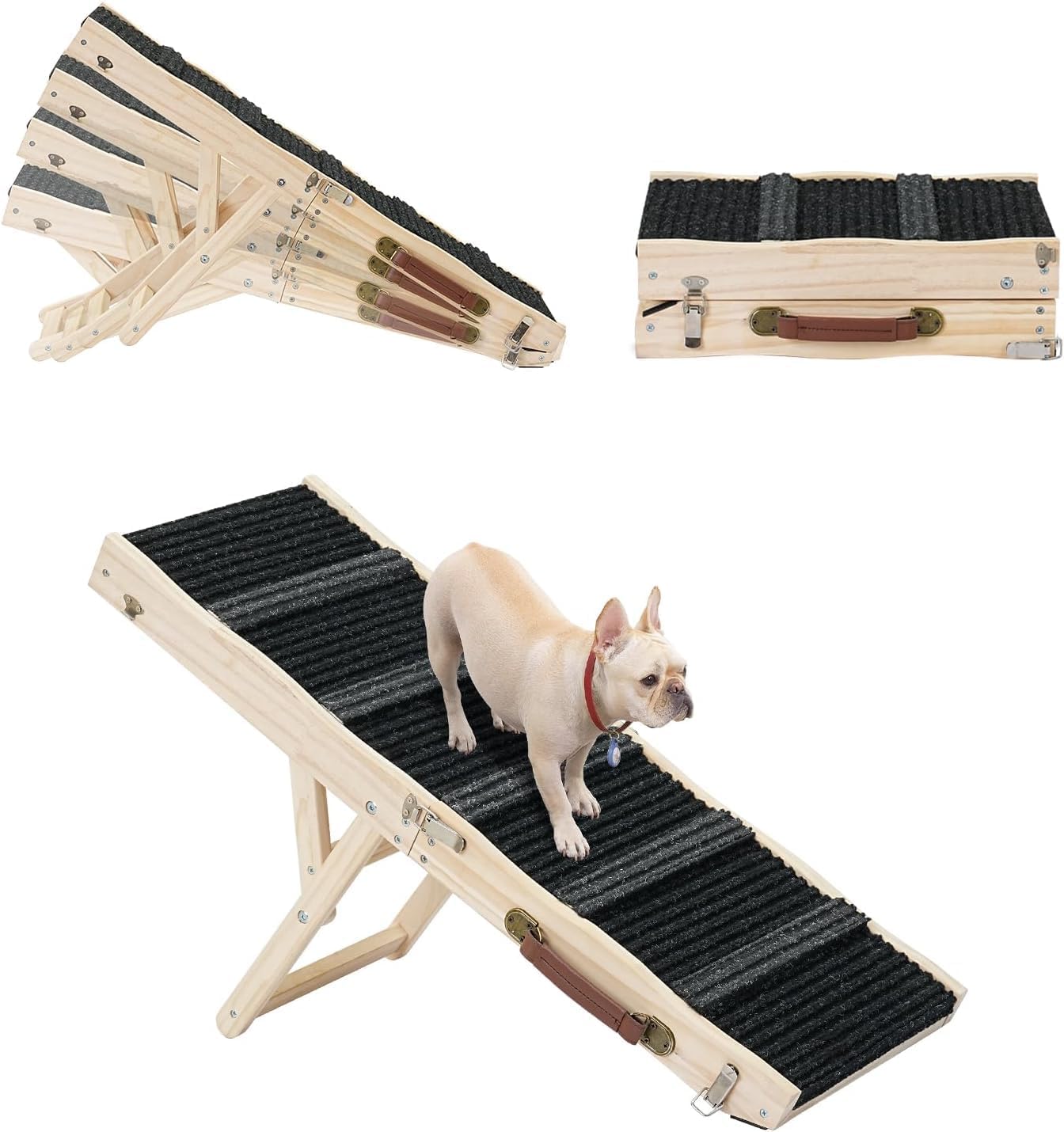 Rampe en Bois Pliable pour Chien TOOSOAR