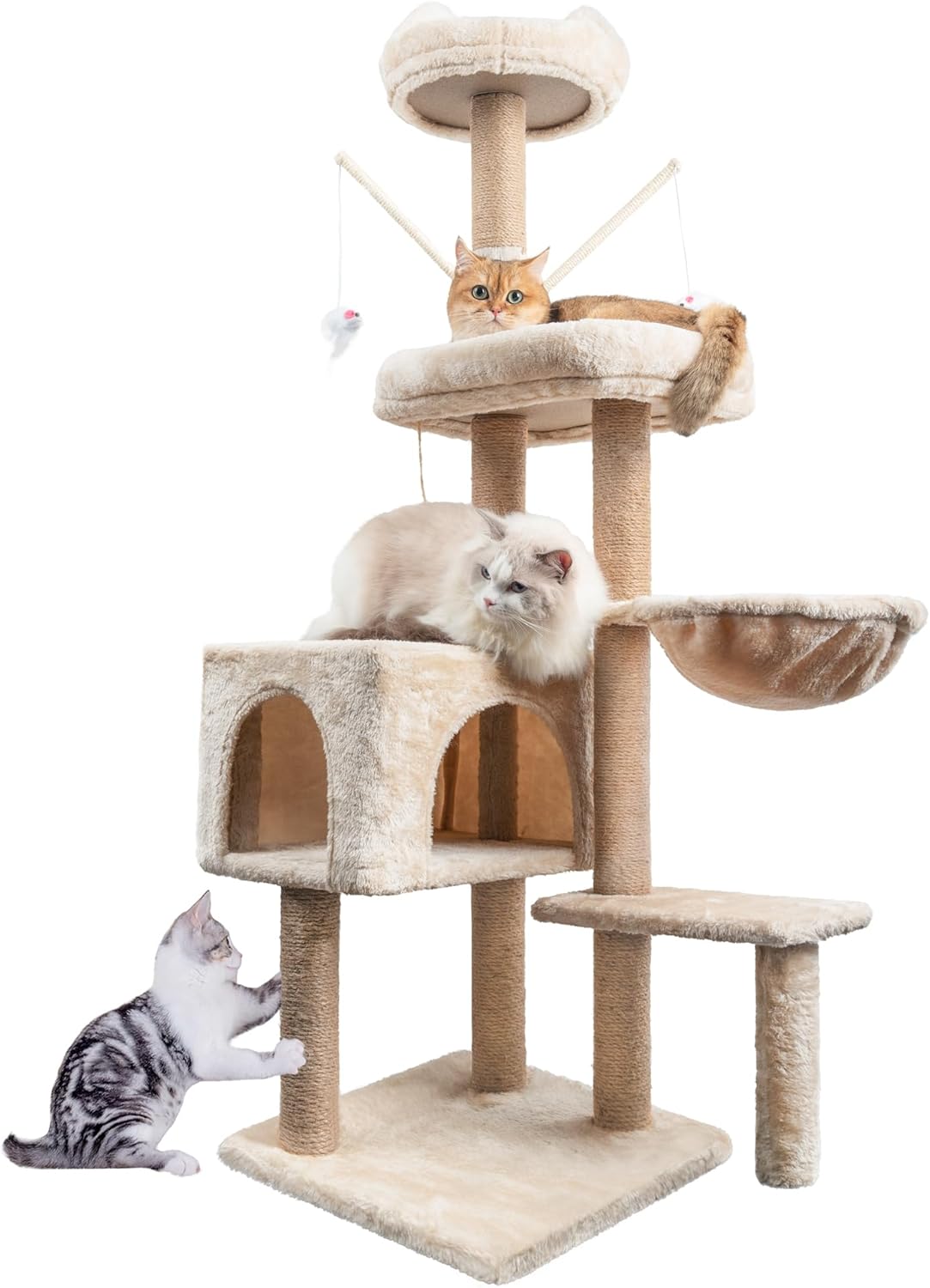 Tour de Jeux pour Chats 145 cm avec Griffoirs