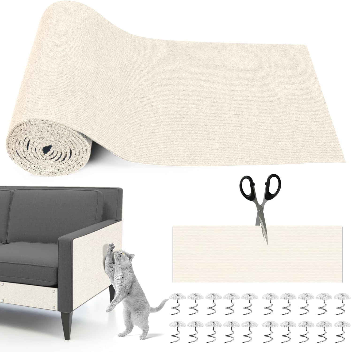 Tapis Griffoir Chat Auto Adhésif 300cm x 40cm