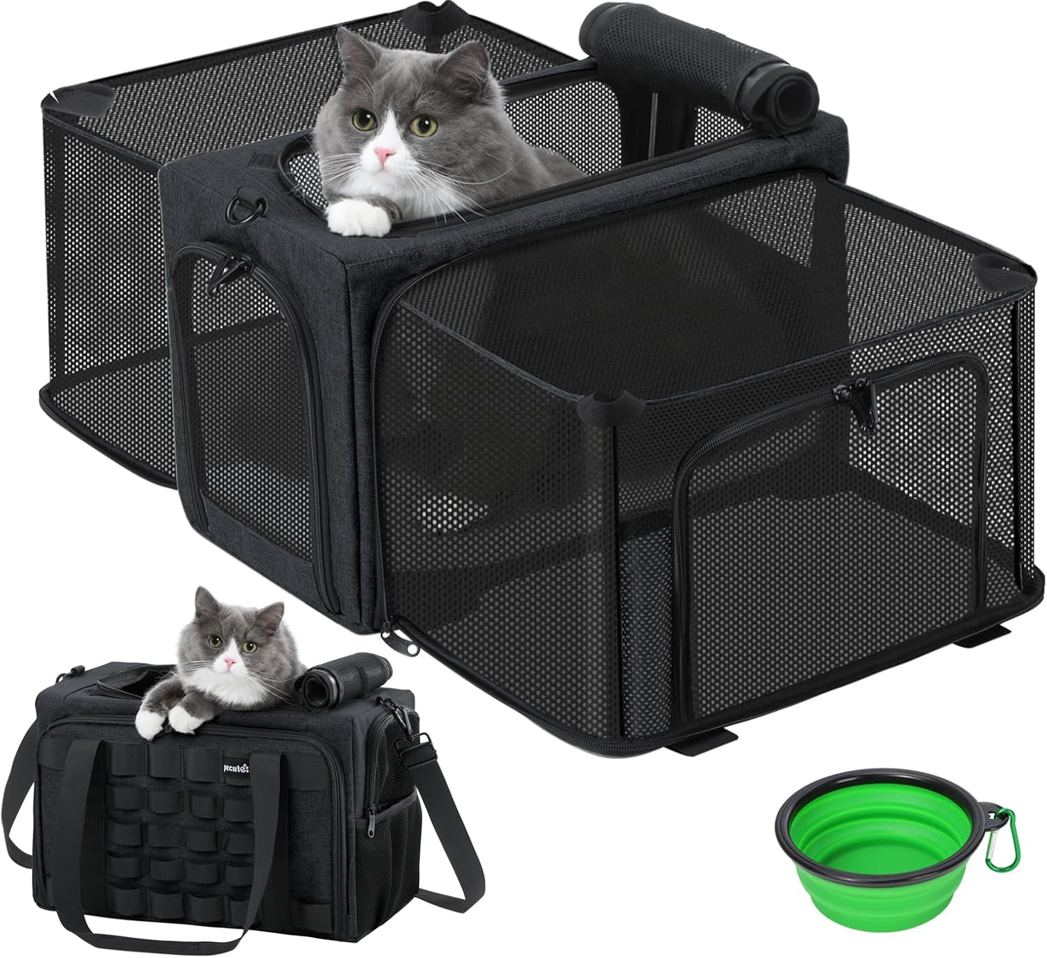 Pecute Sac Extensible et Respirant pour Chat