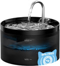Fontaine à Eau Chat GIOTOHUN 2L avec Robinet Silencieux
