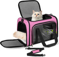 Sac de Transport Chat Rose avec Matelas Souple