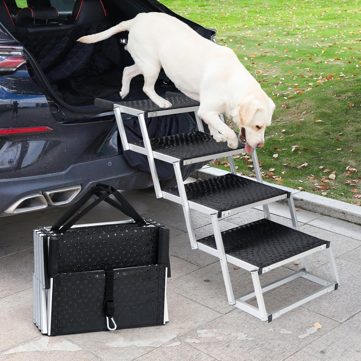 Escalier Télescopique pour Chien - Aluminium Pliable