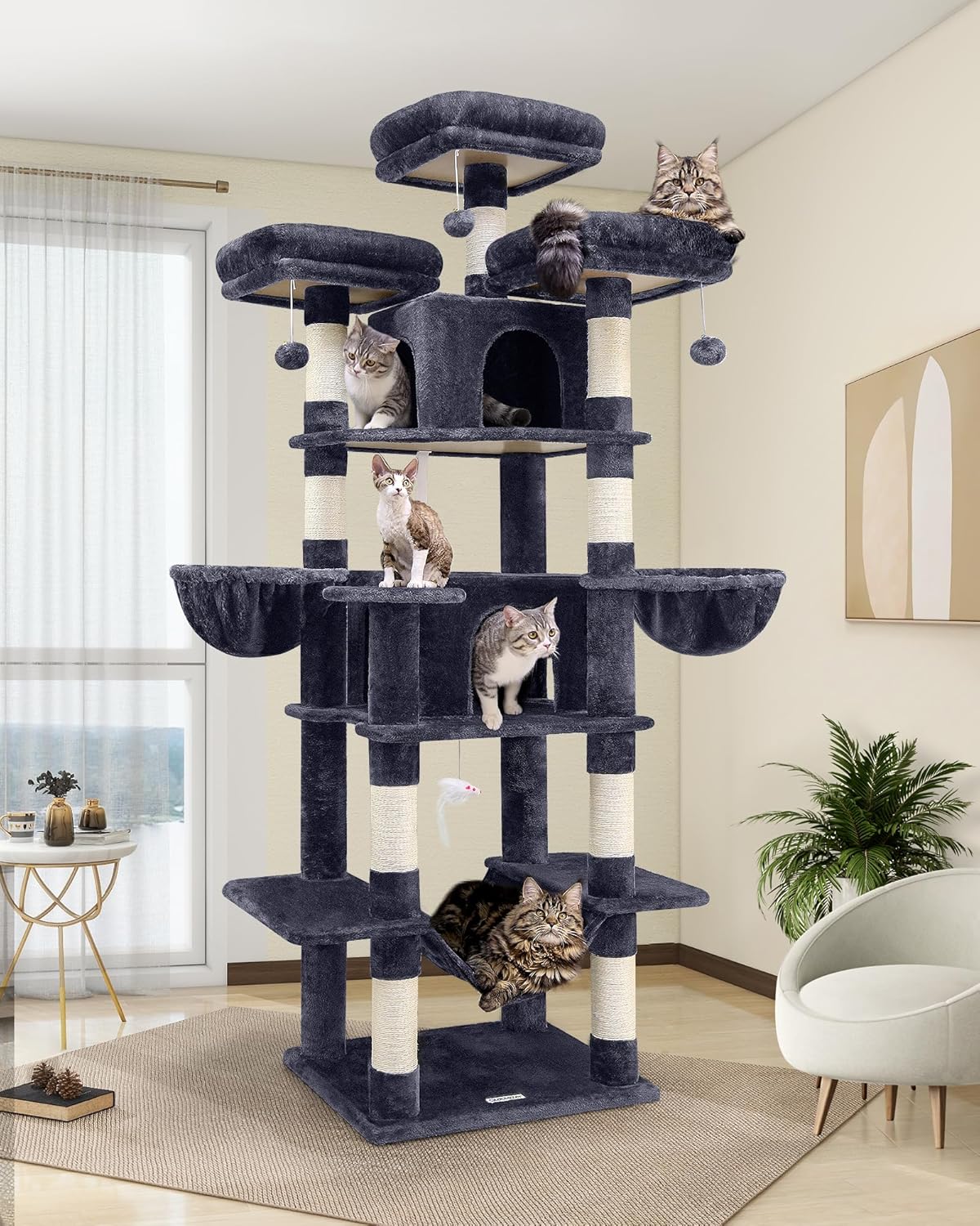 Globlazer Grand Arbre à Chat XXL 204 cm