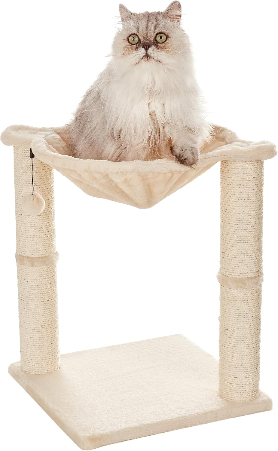 Tour Arbre à Chat avec Hamac et Griffoir Beige